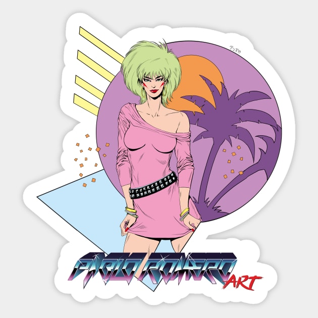 Gail Sticker by Pablo Romero Art